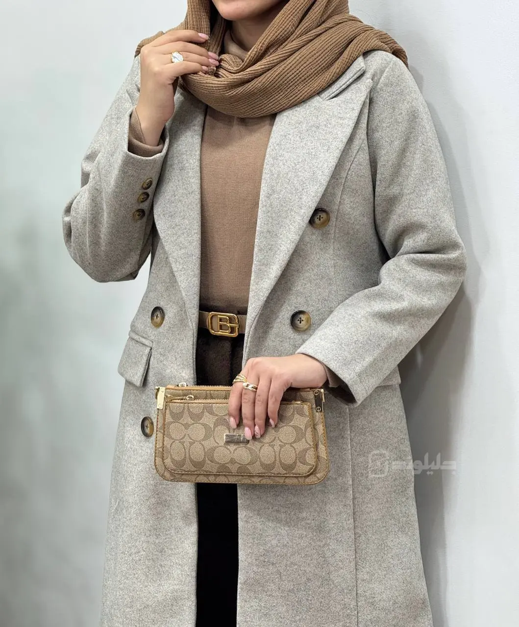 پالتو فوتر آستردار بلند راحیل